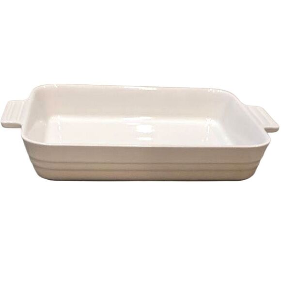 Le Creuset Heritage 32cm Rectangular Baking Dish- Merinque - Picture 3 of 8